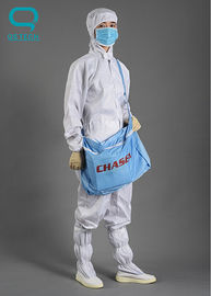 ISO14001 Certificated Customized ESD Cleanroom Shoes ESD Fabric For Unisex