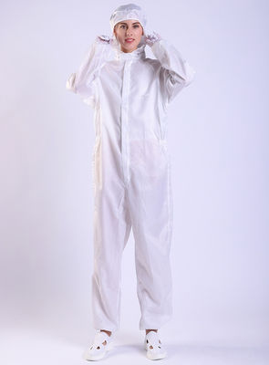 Disposable Cleanroom Coverall Anti Static Workwear Clothing Polypropylene with Zipper